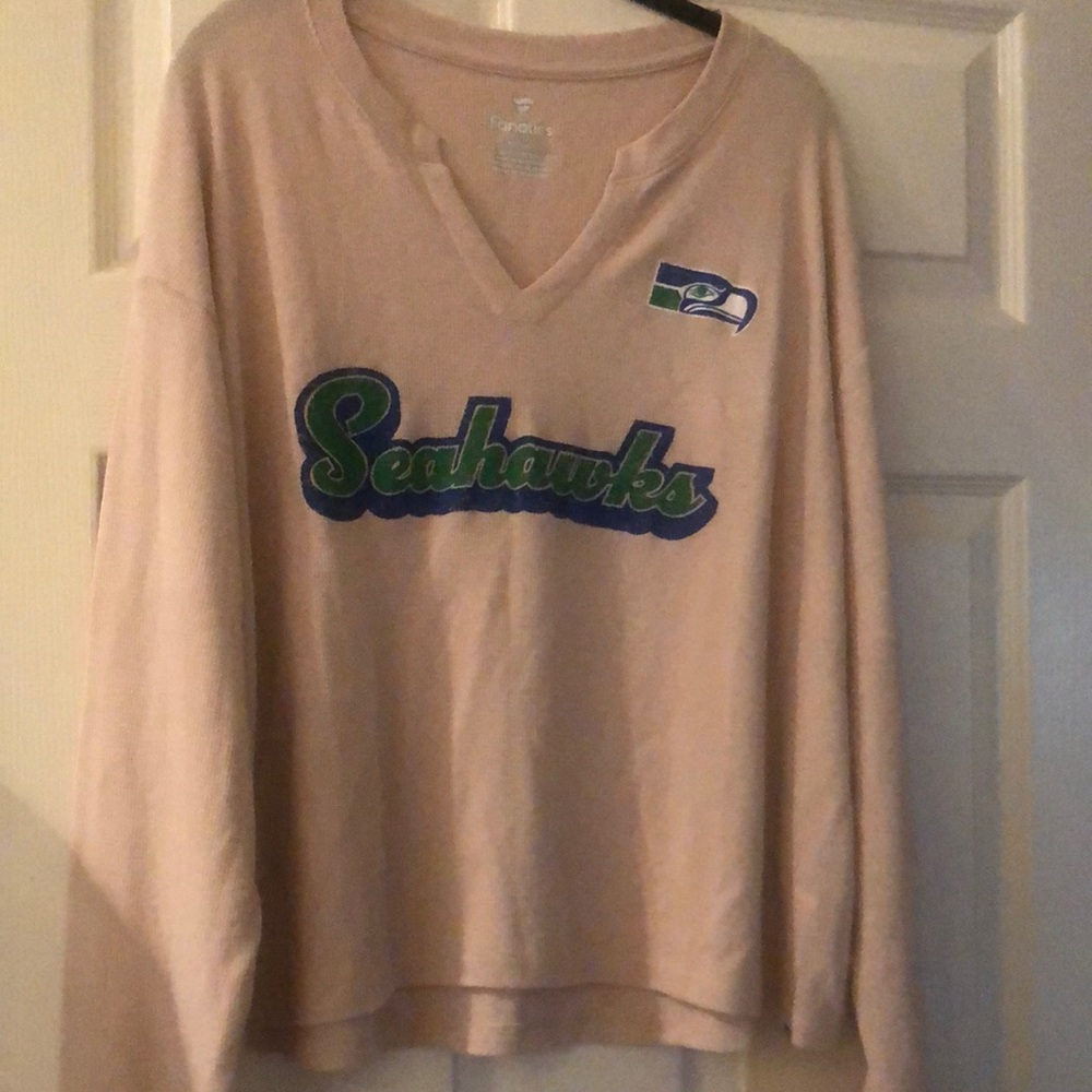 Seahawks Women's Cream Sweater